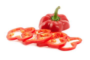 pepper isolated on white