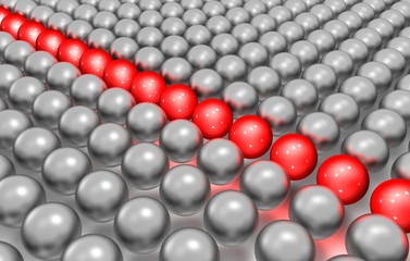 Konzept Produktlinie, Kreativität, Idee