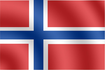 Drapeau de Norv&egrave;ge