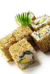 California Roll with Sesame
