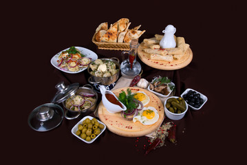 at restaurant