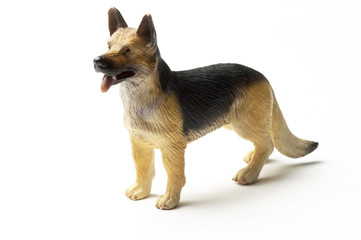 Alsatian toy dog