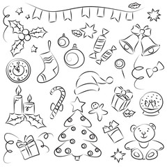 New Year sketch Set
