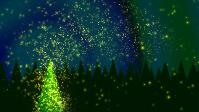 magic christmas tree