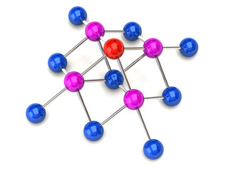 Obraz premium network structure