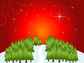 Winter theme illustration