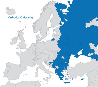 Distribution Of Eastern Orthodoxy In Europe