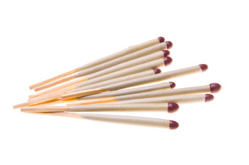 matches isolated on white background