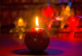 Weihnachtskerze