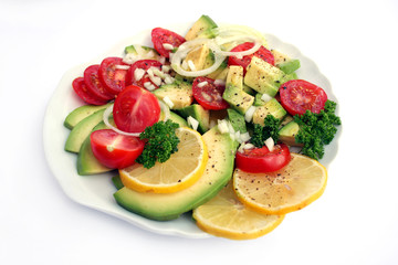 Cubanischer Avocado.Tomaten.Salat