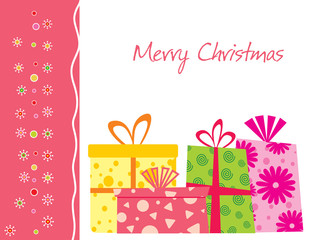 background with set of gifts © Abdul Qaiyoom