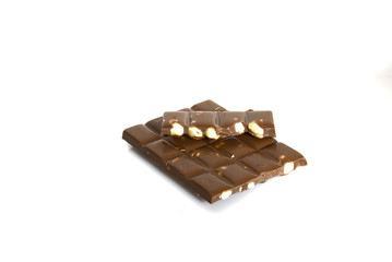 Chocolate  brown with nuts