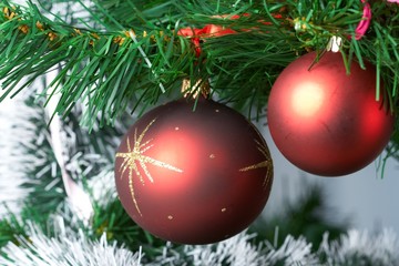 Christmas tree decorations.