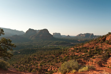 Sunrise in the mountains