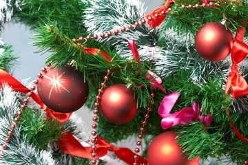 Christmas tree decorations.