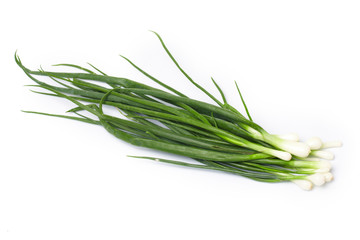 Fototapeta premium onion isolated on the white background