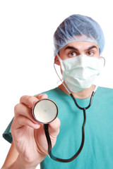 Doctor with stethoscope