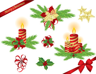Christmas design elements