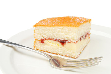 Fork and cake