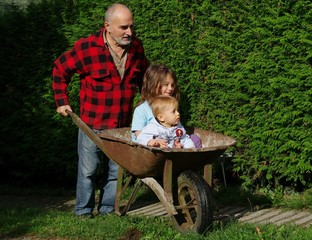 promenade en famille