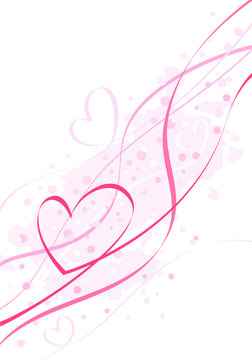 serpentine pink heart