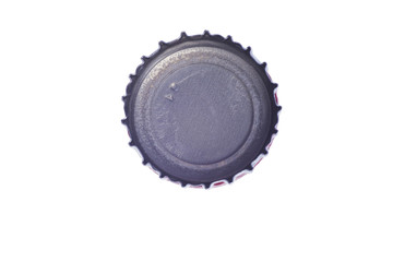 close up of a beer bottle cap