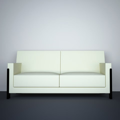 white sofa