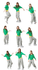Fototapeta premium Modern dancer poses