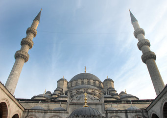 Fototapeta na wymiar The New Mosque (Yeni Cami)