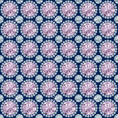 Diamond seamless Pattern / vector wallpaper / use swatches