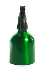 green metal sprayer