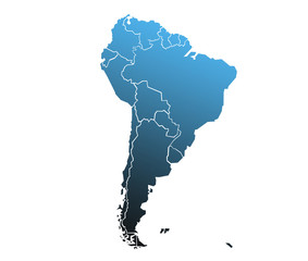 Carte Am&eacute;rique Latine