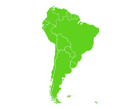 Carte Amérique Latine
