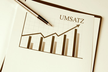 Umsatz diagramm