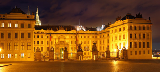 President House in Old Town in Prague Castle area.