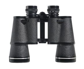 Binoculars on white with clipping path