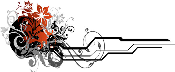 Abstract floral background