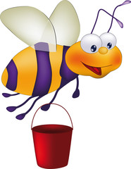 bee with a bucket a cartoon film
