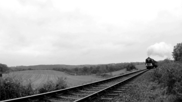 Steam Train in the countryside