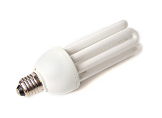 energy saving bulb isolated