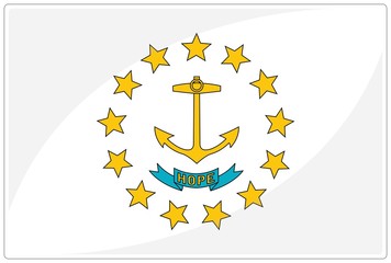 drapeau glassy rhode island flag