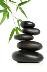 Five Black Stones and Bamboo
