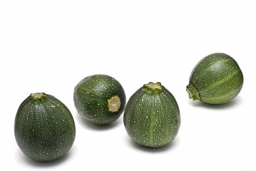 Calabacines redondos.