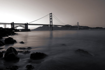 Fototapeta na wymiar Golden Gate Bridge San Francisco California