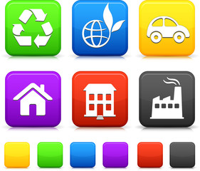 Environmental conservation button set