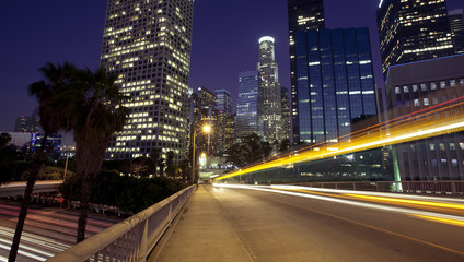 Fototapeta na wymiar Los Angeles city traffic