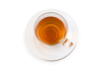 Cup of tea isolated on the white