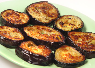 Appetizing dietetic aubergines