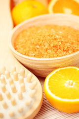 orange bath salt