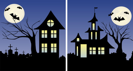 Two Halloween backgrounds